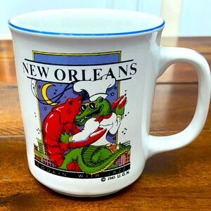 Vintage New Orleans “Cooking with Jazz” Mug
